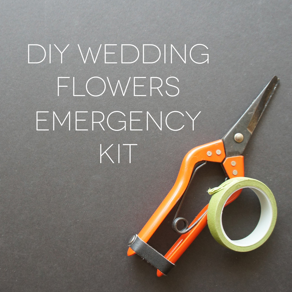 Best ideas about DIY Wedding Flower Kits
. Save or Pin DIY Wedding Flowers Emergency Kit Now.