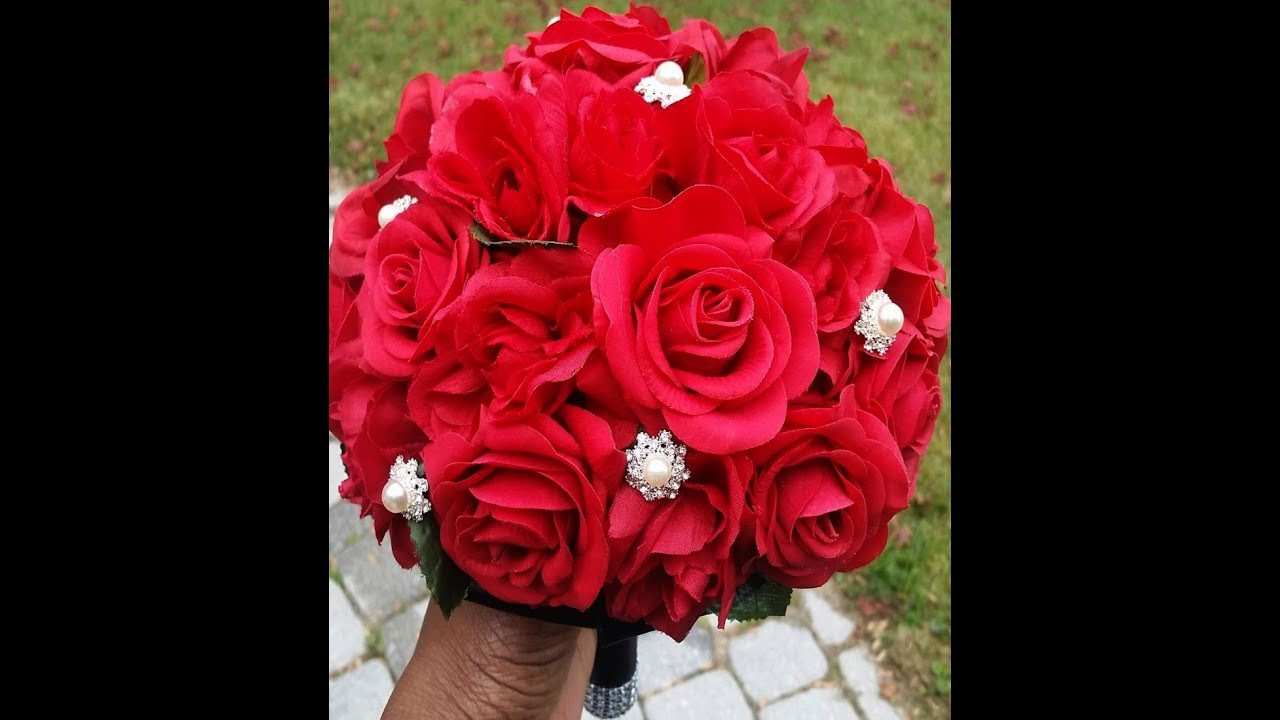 Best ideas about DIY Wedding Flower Kits
. Save or Pin 1 DIY Real Touch Roses Brooch Bouquet l DIY Kit Tutorial Now.