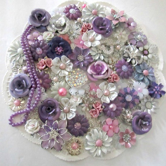 Best ideas about DIY Wedding Flower Kits
. Save or Pin DIY Brooch Bouquet Kit LOVE LAVENDER 65 pc Jewels Enamel Now.