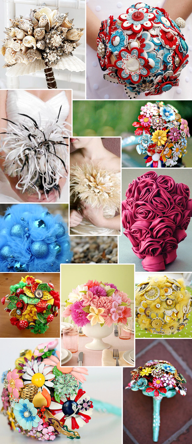 Best ideas about DIY Wedding Flowers
. Save or Pin Go Green with Flowerless DIY Wedding Bouquets Now.