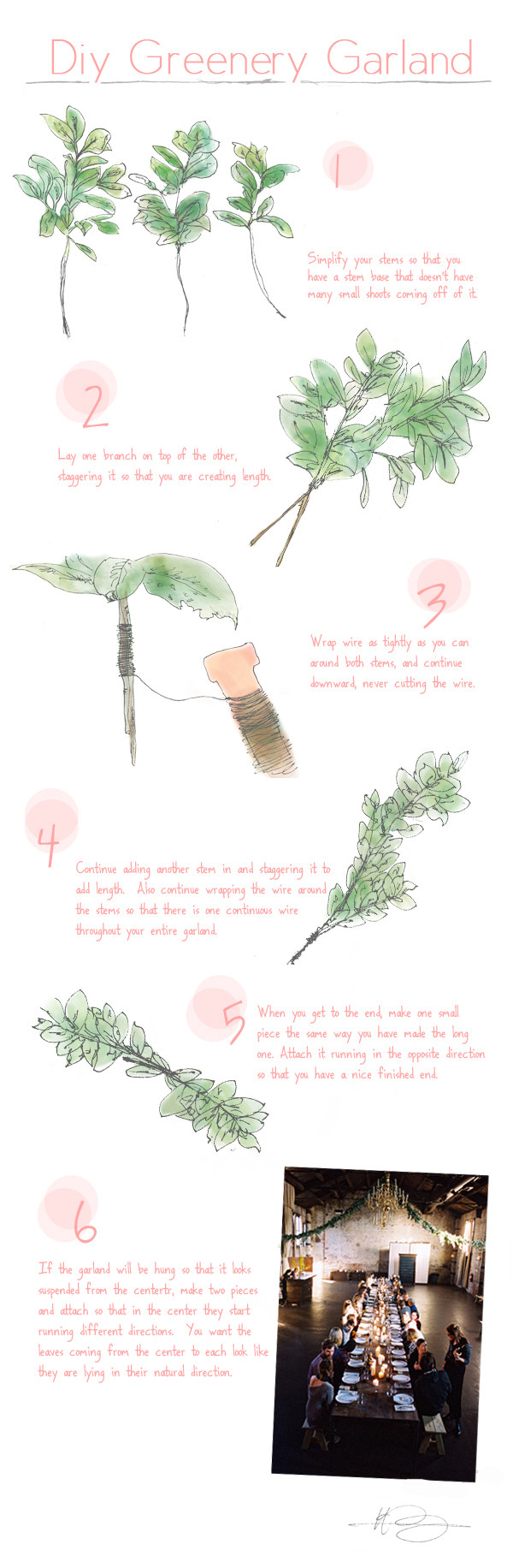 Best ideas about DIY Wedding Garland
. Save or Pin DIY Greenery Garland ce Wed Now.