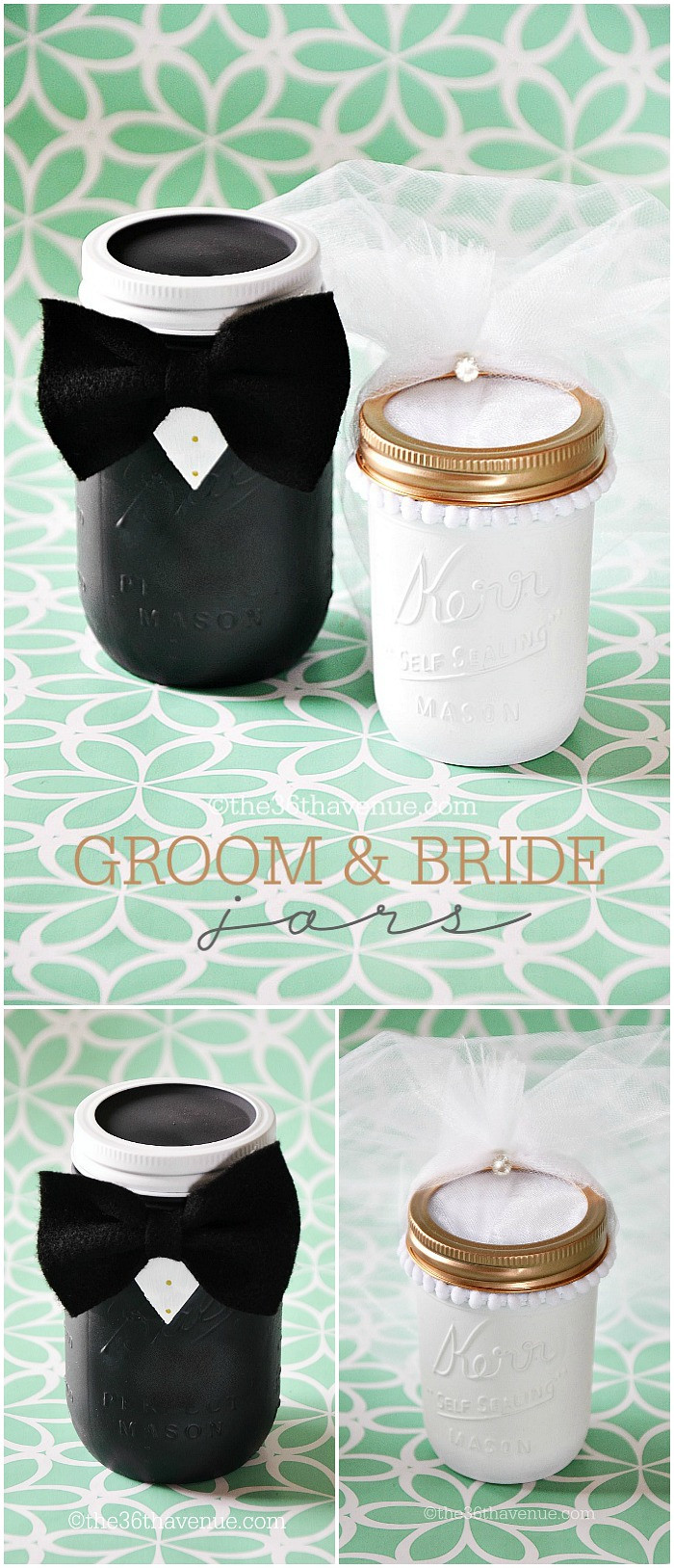 Best ideas about DIY Wedding Gift For Bride And Groom
. Save or Pin The 36th AVENUE Mason Jar Crafts – Groom & Bride Now.