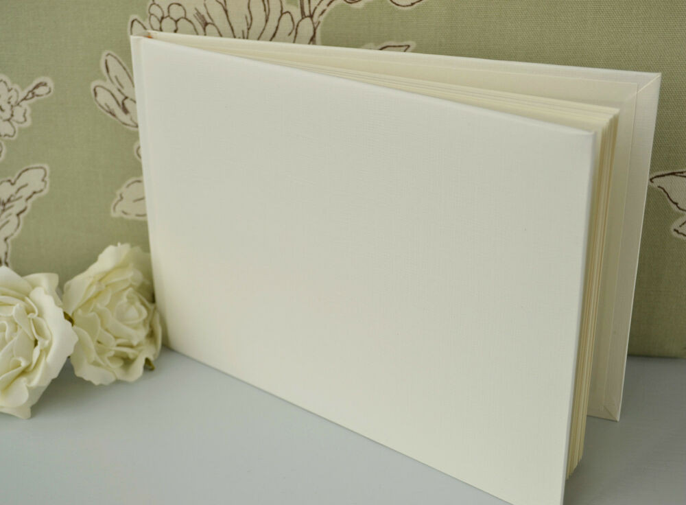 Best ideas about DIY Wedding Guest Books
. Save or Pin Plain Blank Ivory Guest Book DIY Wedding Guest Book Now.