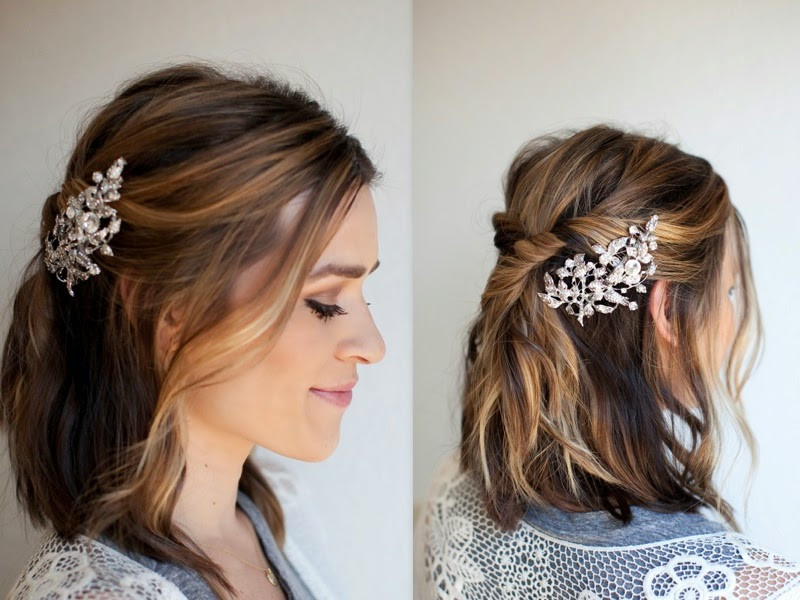 Best ideas about DIY Wedding Hair
. Save or Pin TESSA RAYANNE THREE DIY Bridal Hair Tutorials Now.