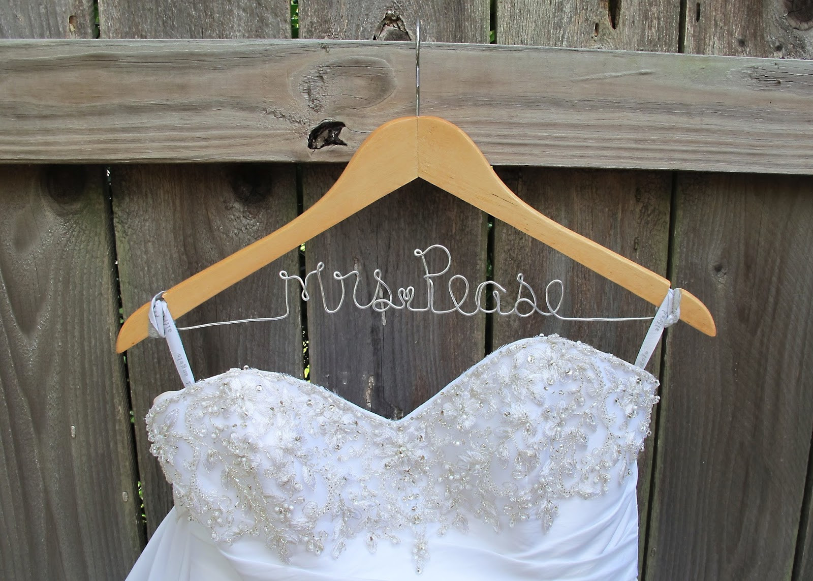 Best ideas about DIY Wedding Hanger
. Save or Pin So Many Sweets DIY Wedding Name Hanger Now.