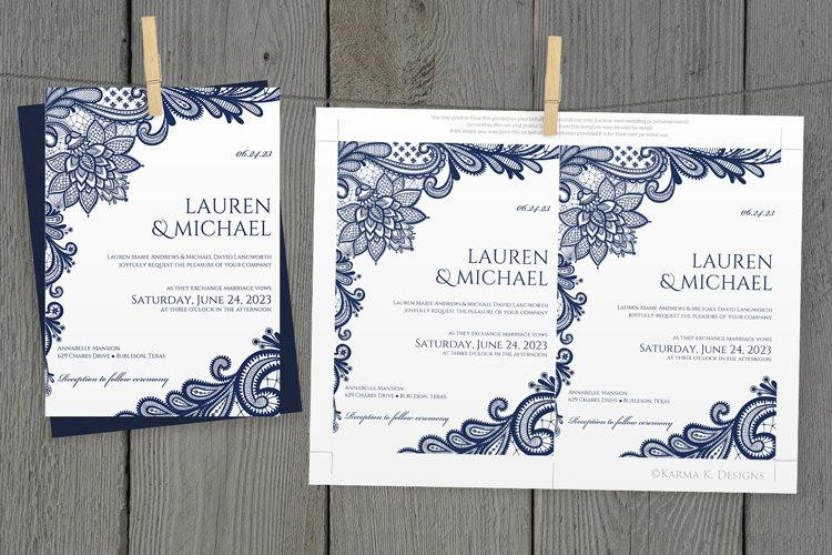 Best ideas about DIY Wedding Invitations Templates
. Save or Pin DiY Wedding Invitation Template Download Instantly Now.