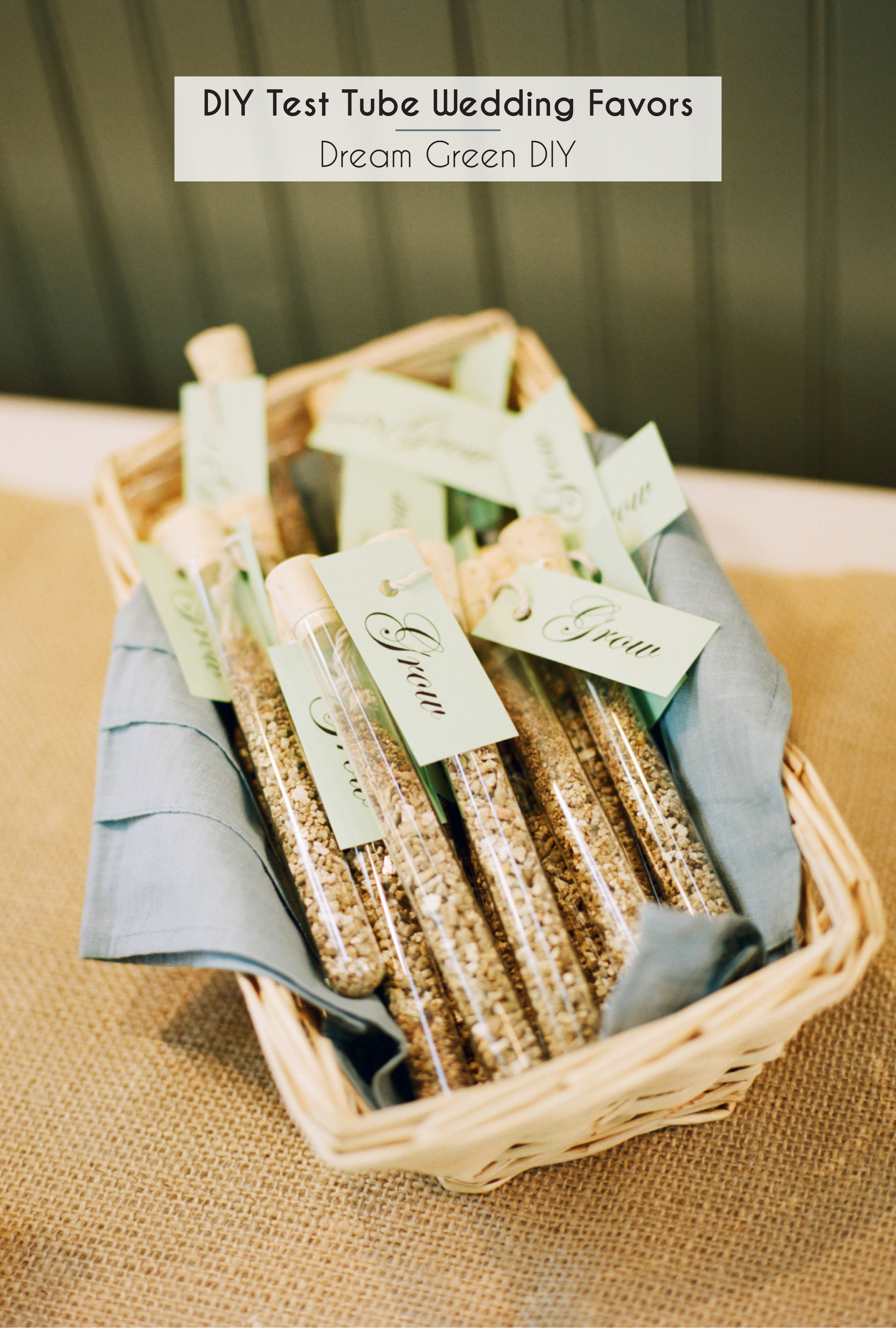 Best ideas about DIY Wedding Party Favors
. Save or Pin DIY Test Tube Wedding Favors Dream Green DIY Now.