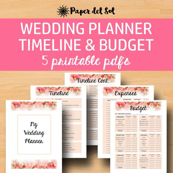 Best ideas about DIY Wedding Planner Binder Printables
. Save or Pin Wedding Planner Printable for Wedding Binder by PaperdelSol Now.