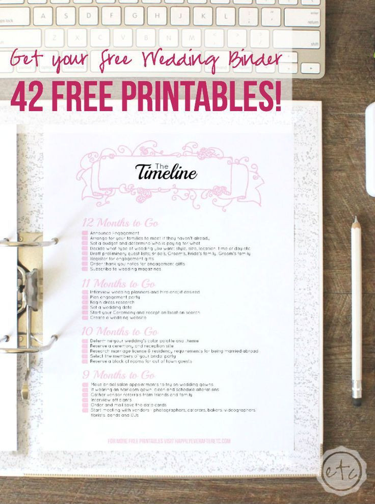 Best ideas about DIY Wedding Planner Binder Printables
. Save or Pin How to Put To her Your Perfect FREE Wedding Binder Now.