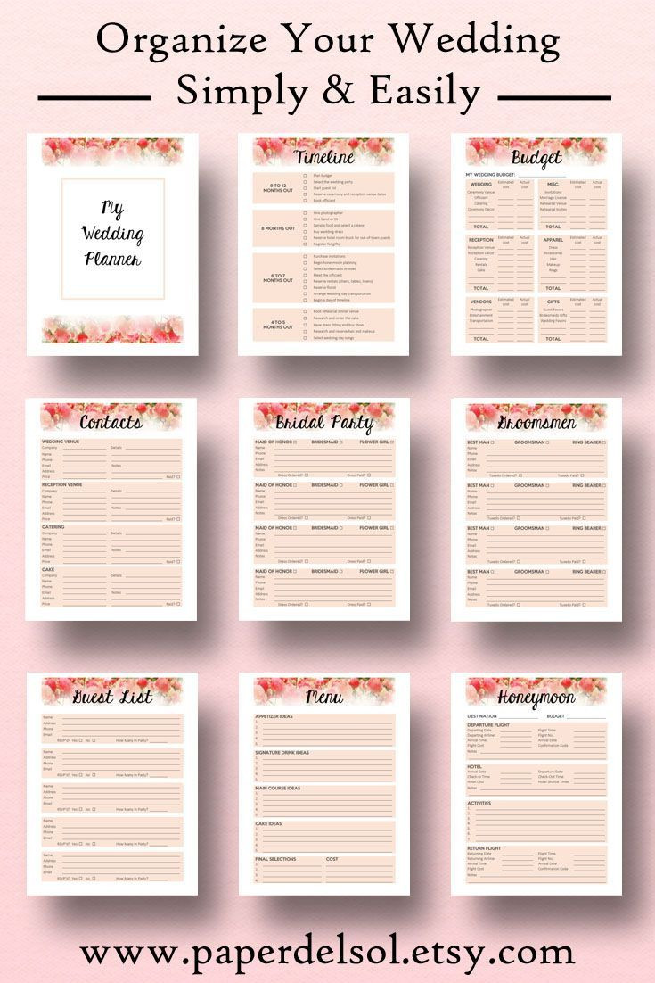 Best ideas about DIY Wedding Planner Binder Printables
. Save or Pin Wedding Planner Printable Wedding Planner Book Printable Now.