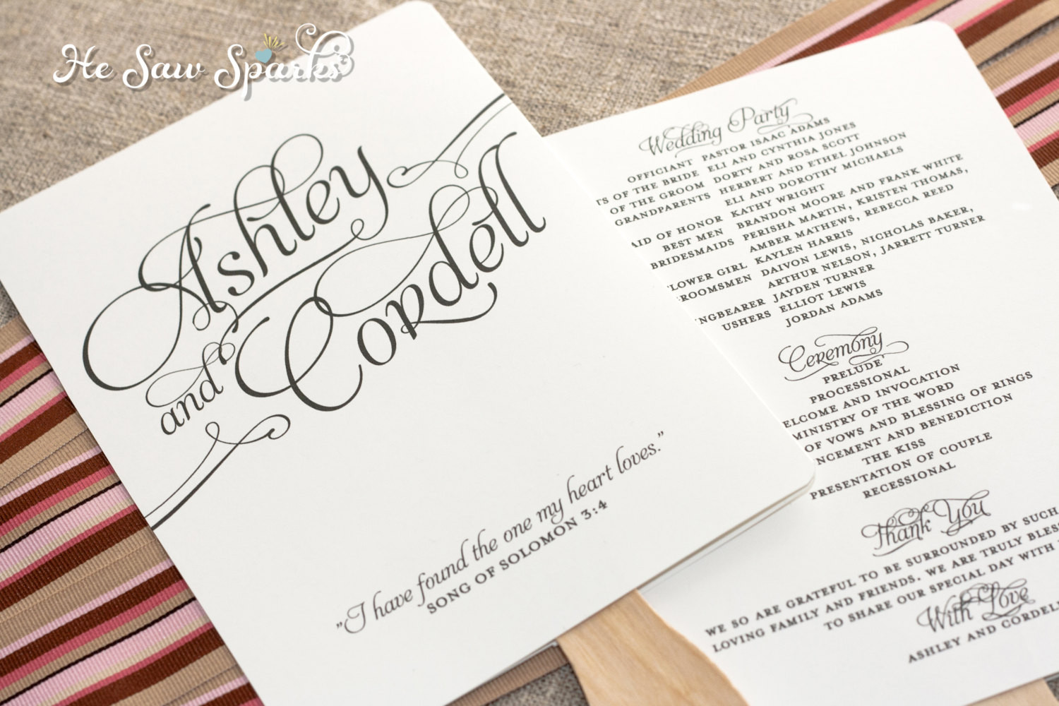 Best ideas about DIY Wedding Program Fan Template
. Save or Pin Matching Paddle Fan Program DIY Printable Now.