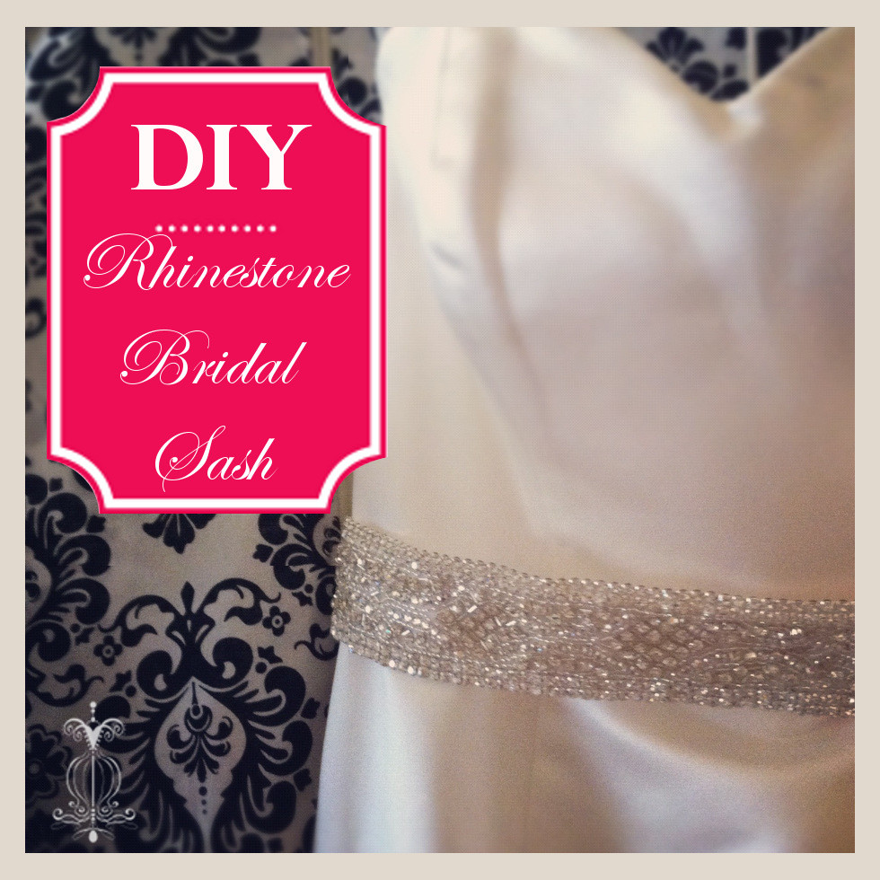 Best ideas about DIY Wedding Sash
. Save or Pin DIY Tutorial Custom Rhinestone Bridal Sash Now.