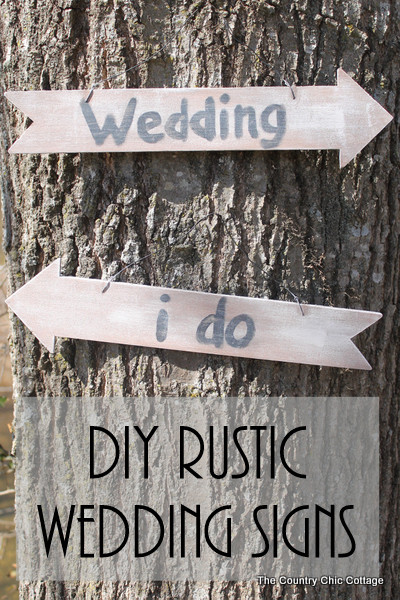 Best ideas about DIY Wedding Signage
. Save or Pin DIY Rustic Wedding Signs The Country Chic Cottage Now.