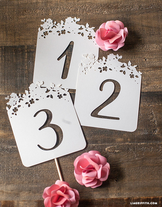 Best ideas about DIY Wedding Table Number
. Save or Pin DIY Wedding Table Numbers Lia Griffith Now.