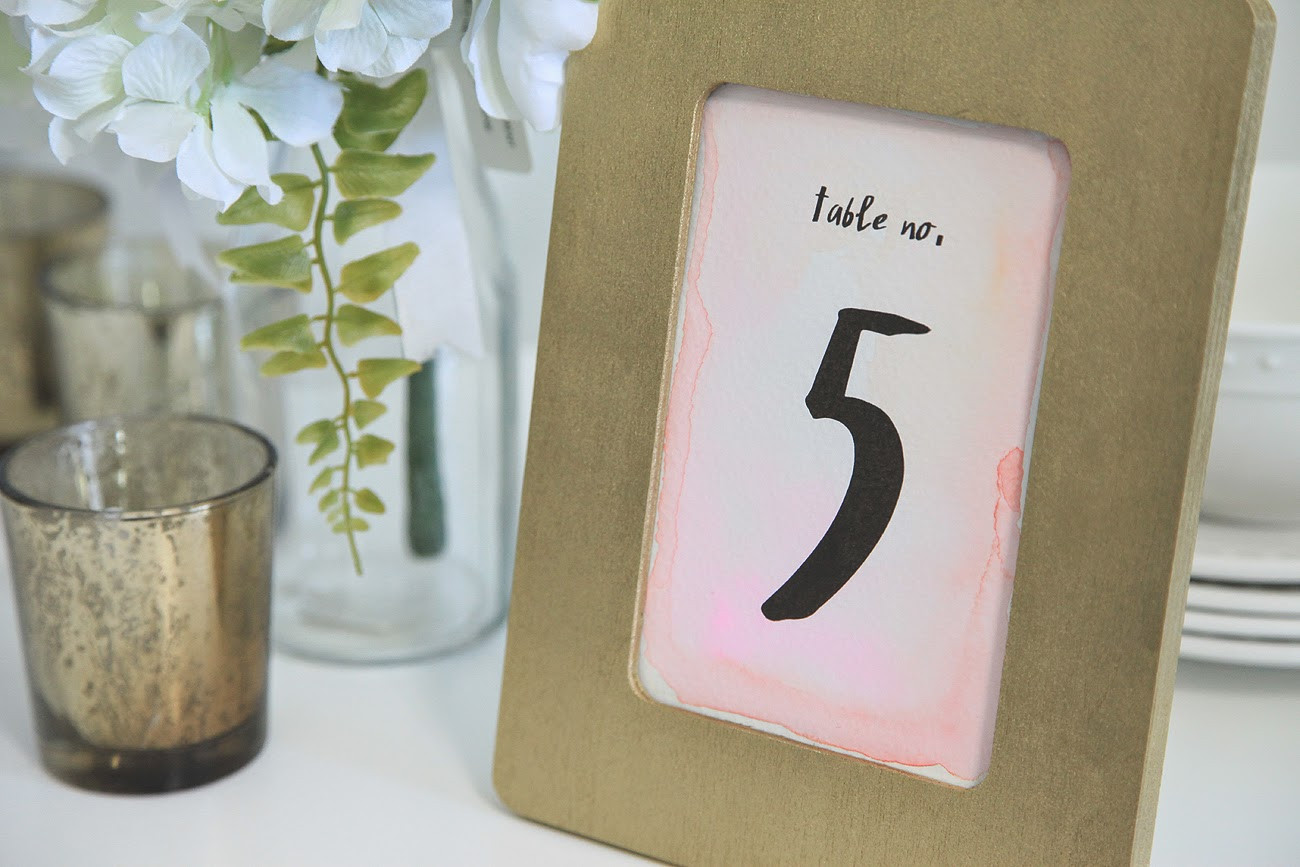 Best ideas about DIY Wedding Table Numbers
. Save or Pin Unify Handmade DIY Watercolor Wedding Table Numbers Now.