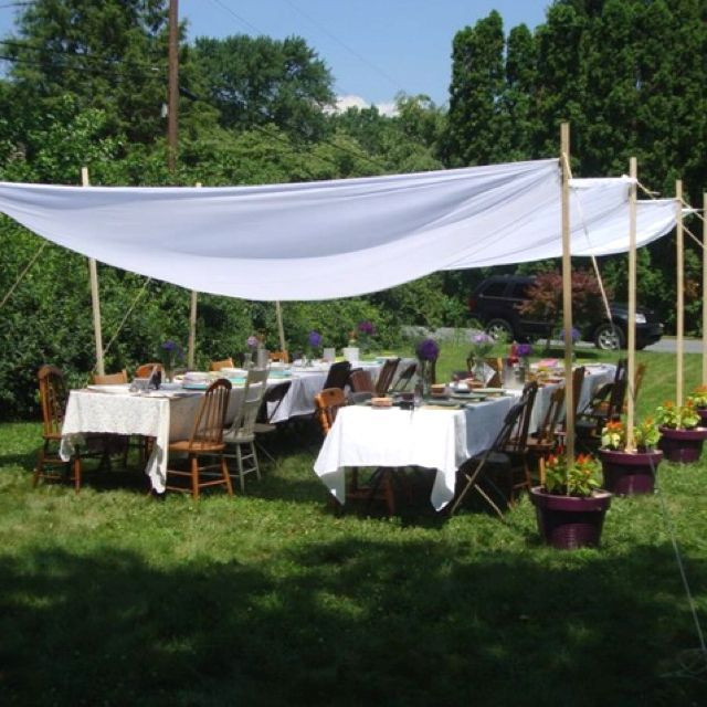 Best ideas about DIY Wedding Tent
. Save or Pin Shabby chic canopy for wedding shower Now.