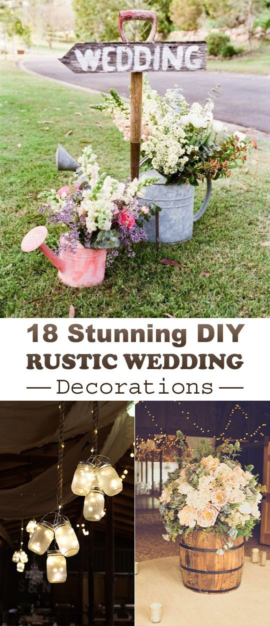 Best ideas about DIY Wedding Video
. Save or Pin 18 Stunning DIY Rustic Wedding Decorations Now.