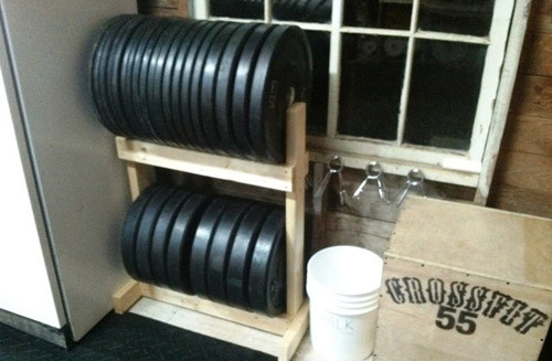 Best ideas about DIY Weight Plate Rack
. Save or Pin DIY Plate Storage Projects Garage Gym Organization Now.