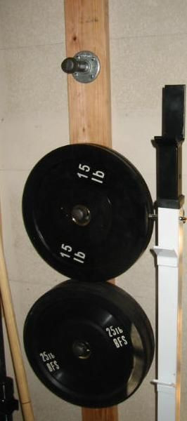 Best ideas about DIY Weight Plate Rack
. Save or Pin DIY plate stand 2X6 Floor Flange and threaded pipe w Now.