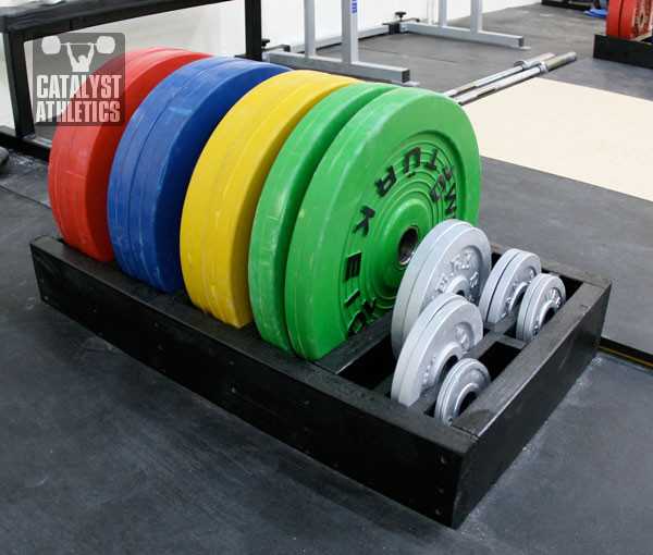 Best ideas about DIY Weight Plate Rack
. Save or Pin Quick & Dirty Plate Rack by Greg Everett Equipment Now.