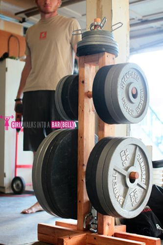 Best ideas about DIY Weight Plate Rack
. Save or Pin DIY weight tree Rowing Pinterest Now.