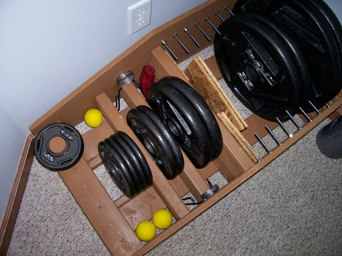 Best ideas about DIY Weight Plate Rack
. Save or Pin Homemade Strength Weight Storage Rack Now.