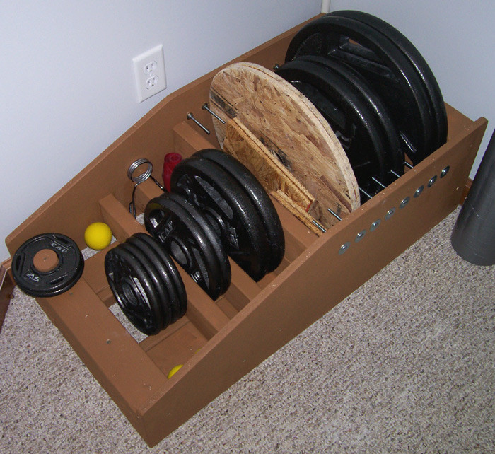 Best ideas about DIY Weight Plate Rack
. Save or Pin Homemade Strength Weight Storage Rack Now.