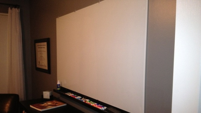 Best ideas about DIY Whiteboard Wall
. Save or Pin This DIY Glass Whiteboard Turns a Whole Wall Into a Space Now.