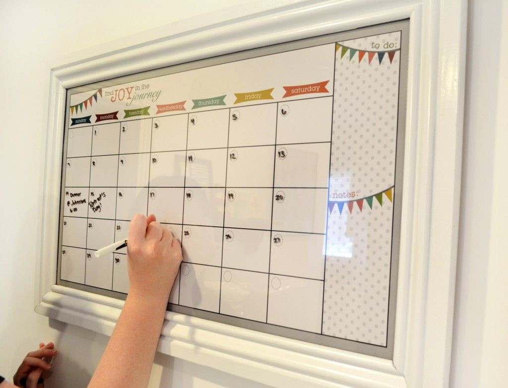Best ideas about DIY Whiteboard Wall
. Save or Pin 5 Easy DIY Calendars for Home and fice Now.