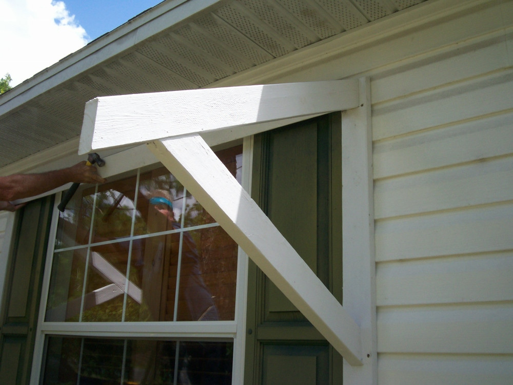 Best ideas about DIY Window Awning Plans
. Save or Pin Yawning over your Awning DIY Awnings on the Cheap Home Now.