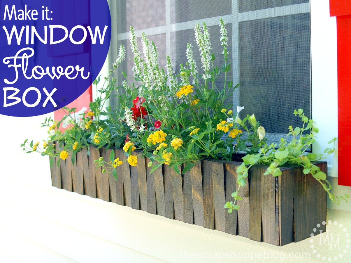 Best ideas about DIY Window Boxes Planters
. Save or Pin Make It Window Flower Box The Scrap Shoppe Now.