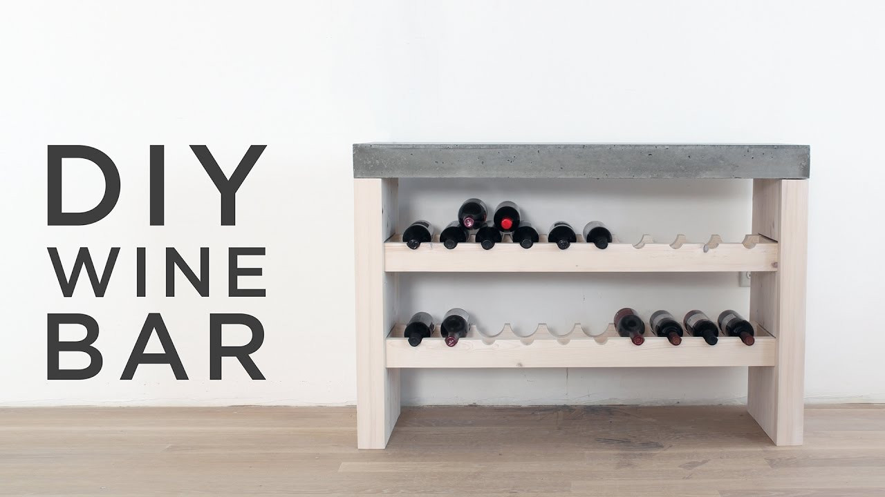 Best ideas about DIY Wine Bar
. Save or Pin DIY Wine Bar with Concrete Countertop Now.