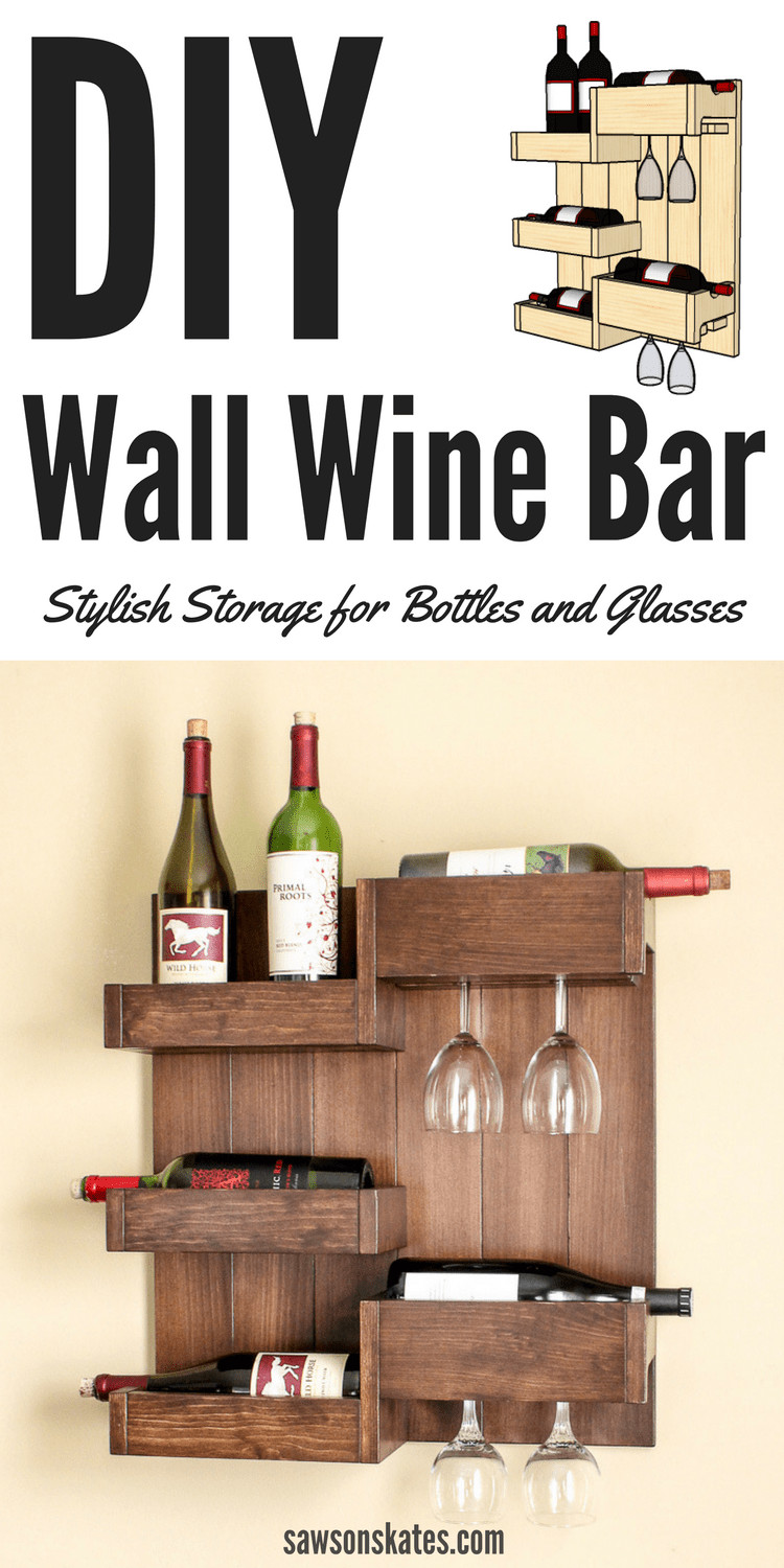 Best ideas about DIY Wine Bar
. Save or Pin DIY Wine Bar Serves Up Stylish Storage for Bottles and Glasses Now.
