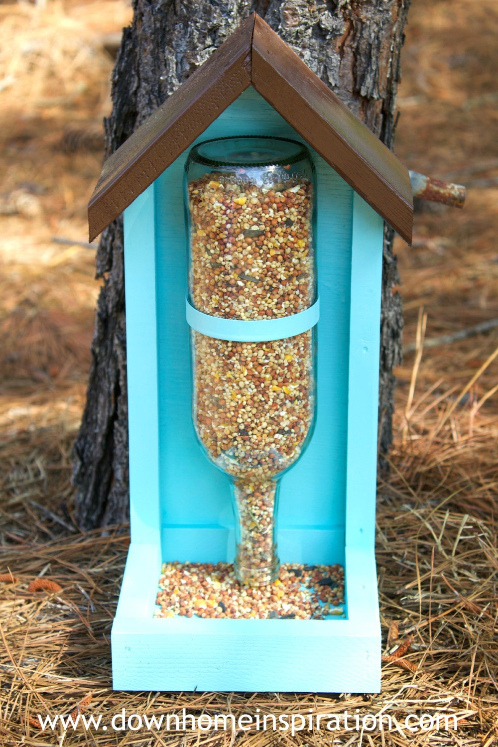 Best ideas about DIY Wine Bottle Bird Feeder
. Save or Pin How to Make a Wine Bottle Bird Feeder Down Home Inspiration Now.