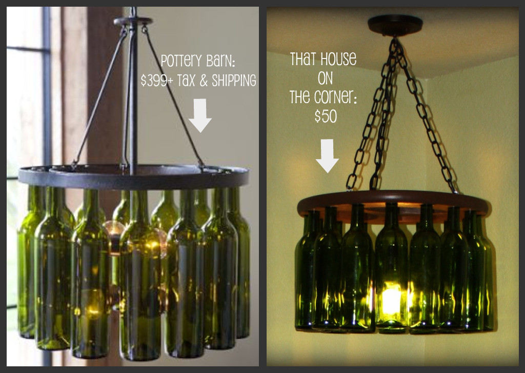 Best ideas about DIY Wine Bottle Chandelier
. Save or Pin Parsimonia Secondhand With Style Pottery Barn Wine Now.
