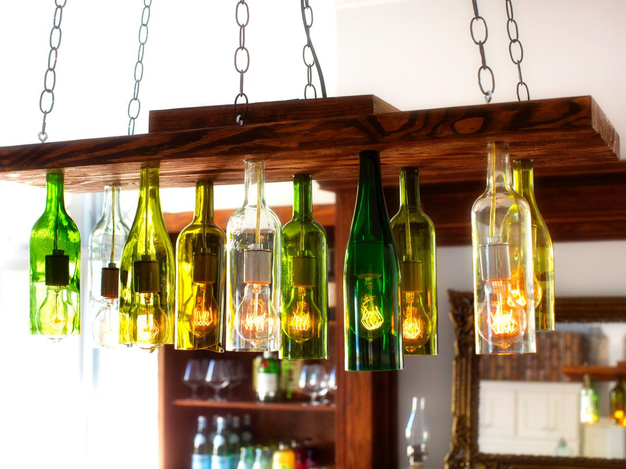 Best ideas about DIY Wine Bottle Chandelier
. Save or Pin 20 DIY Wine Bottle Projects Reliable Remodeler Now.