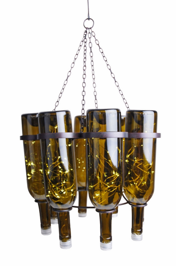 Best ideas about DIY Wine Bottle Chandelier
. Save or Pin Wine bottle chandelier –creative upcycling ideas for Now.