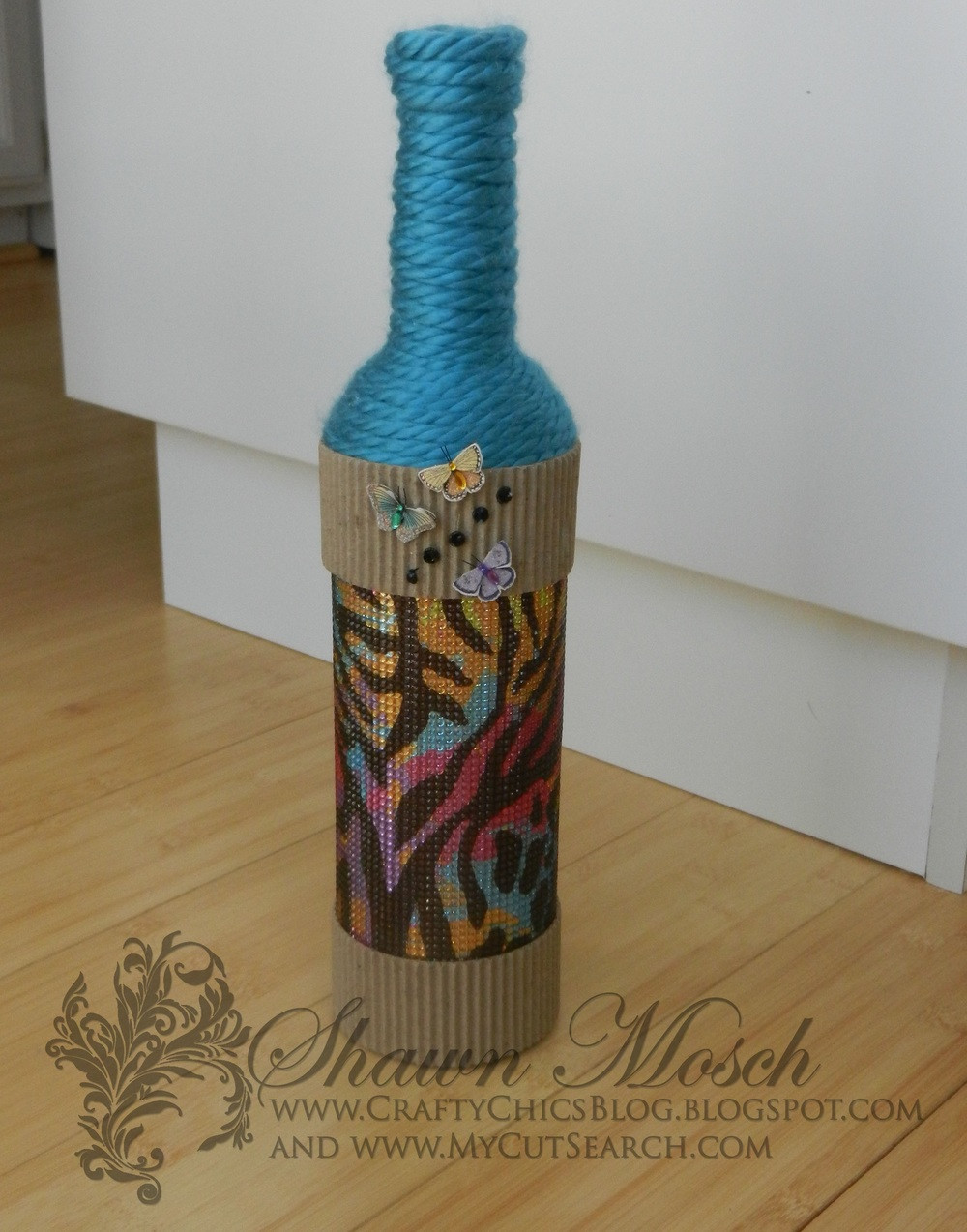 Best ideas about DIY Wine Bottle Crafts
. Save or Pin Rhinestone Embellished DIY Wine Bottle Craft Now.