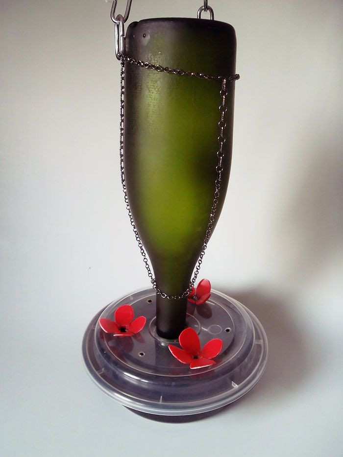 Best ideas about DIY Wine Bottle Hummingbird Feeder
. Save or Pin DIY Hummingbird Feeder Now.
