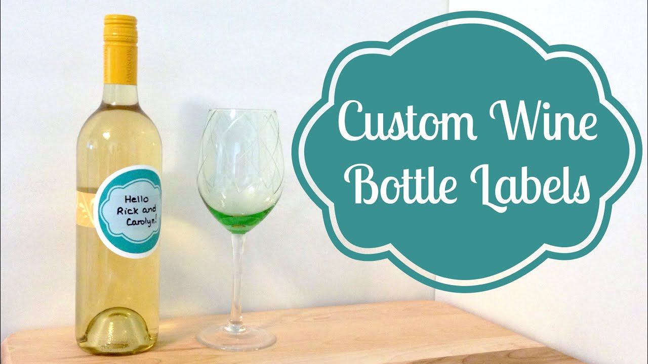 Best ideas about DIY Wine Bottle Labels
. Save or Pin DIY Custom Wine Bottle Labels PartyCraftHOA Now.