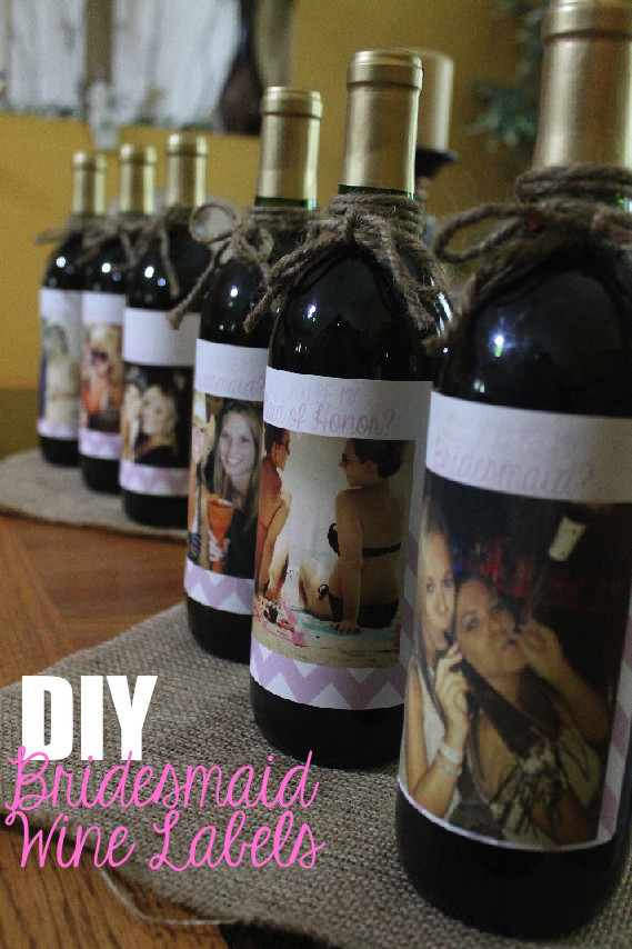 Best ideas about DIY Wine Bottle Labels
. Save or Pin Corin Bakes DIY Wine Labels Will you be my Bridesmaid Now.