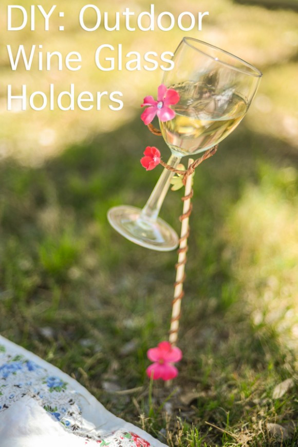 Best ideas about DIY Wine Glass Holder
. Save or Pin DIY Outdoor Wine Glass Holders Now.