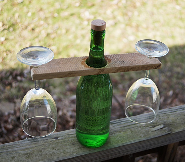 Best ideas about DIY Wine Glass Holder
. Save or Pin Wine Bottle Glass Holder DIY Now.