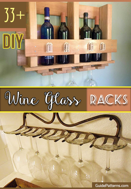 Best ideas about DIY Wine Glass Rack
. Save or Pin 33 DIY Wine Glass Racks Now.
