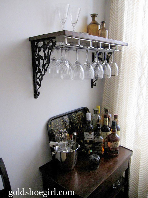 Best ideas about DIY Wine Glass Rack
. Save or Pin Gold Shoe Girl Guest Post DIY Wine Glass Rack & Beverage Now.