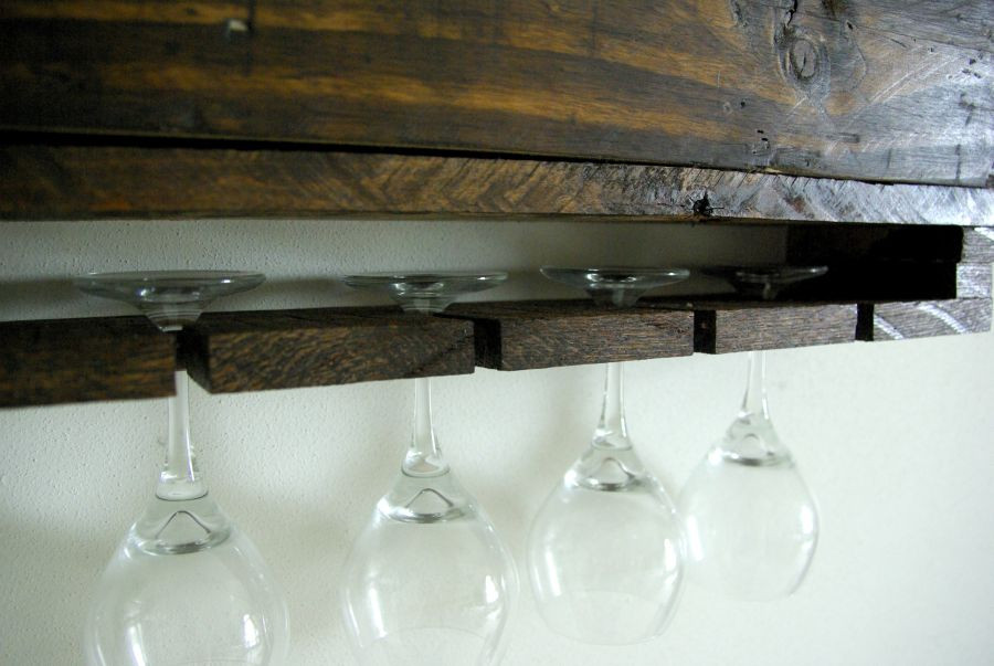 Best ideas about DIY Wine Glass Rack
. Save or Pin DIY Wall Mounted Wine Racks Made Pallets Now.