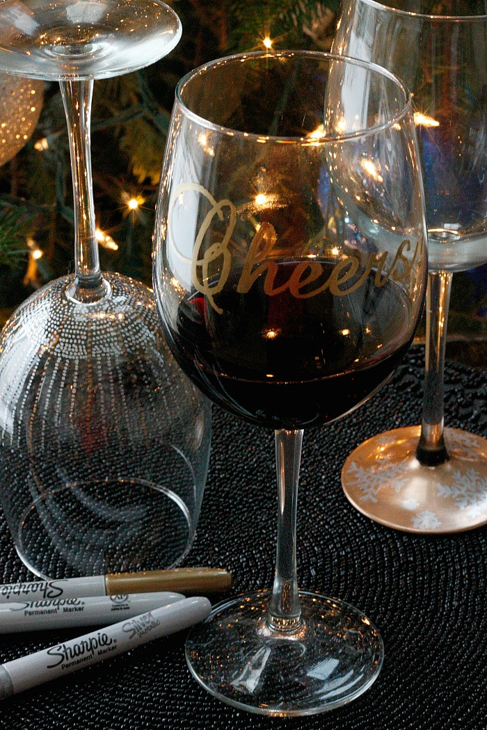 Best ideas about DIY Wine Glasses
. Save or Pin DIY Wine Glasses using Sharpies Belle Vie Now.