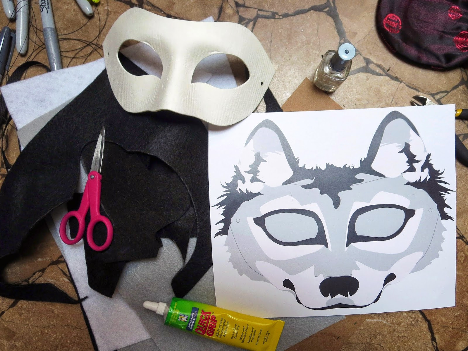 Best ideas about DIY Wolf Mask
. Save or Pin Happenstance Wedding Felt Animal Masks Now.