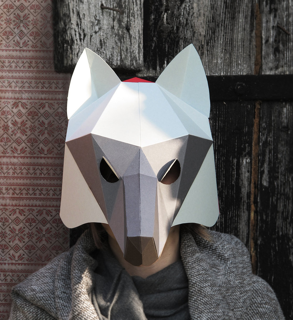 Best ideas about DIY Wolf Mask
. Save or Pin Wolf mask DIY Halloween Costume Paper creation PDF pattern Now.