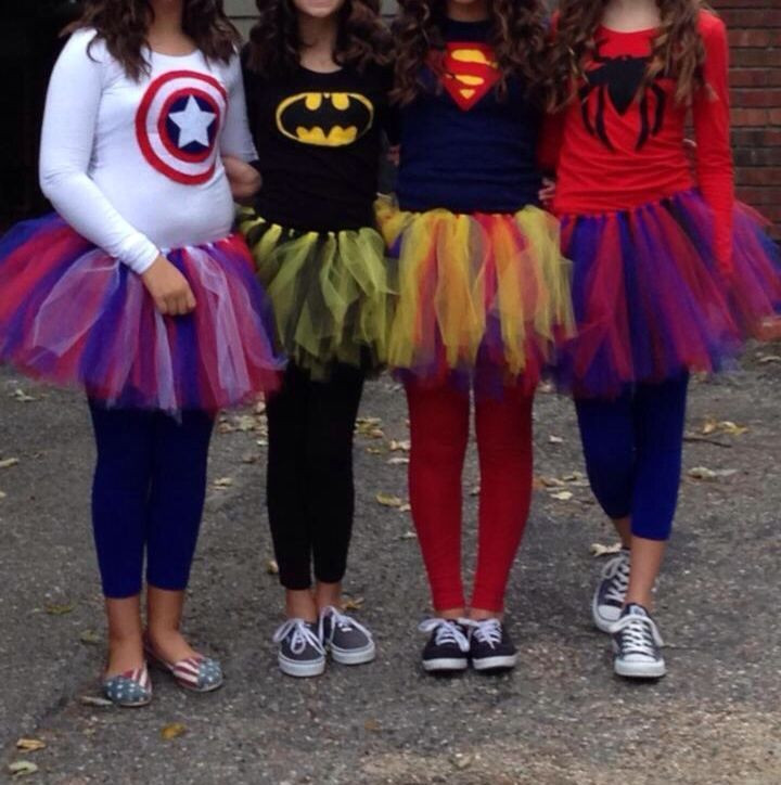 Best ideas about DIY Women Superhero Costumes
. Save or Pin Superhero group costume Cute tutus and tights under to Now.